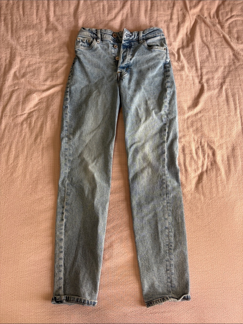 H&M Women's Light Blue Slim Straight Jeans